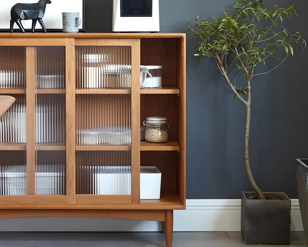 gray sideboard buffet